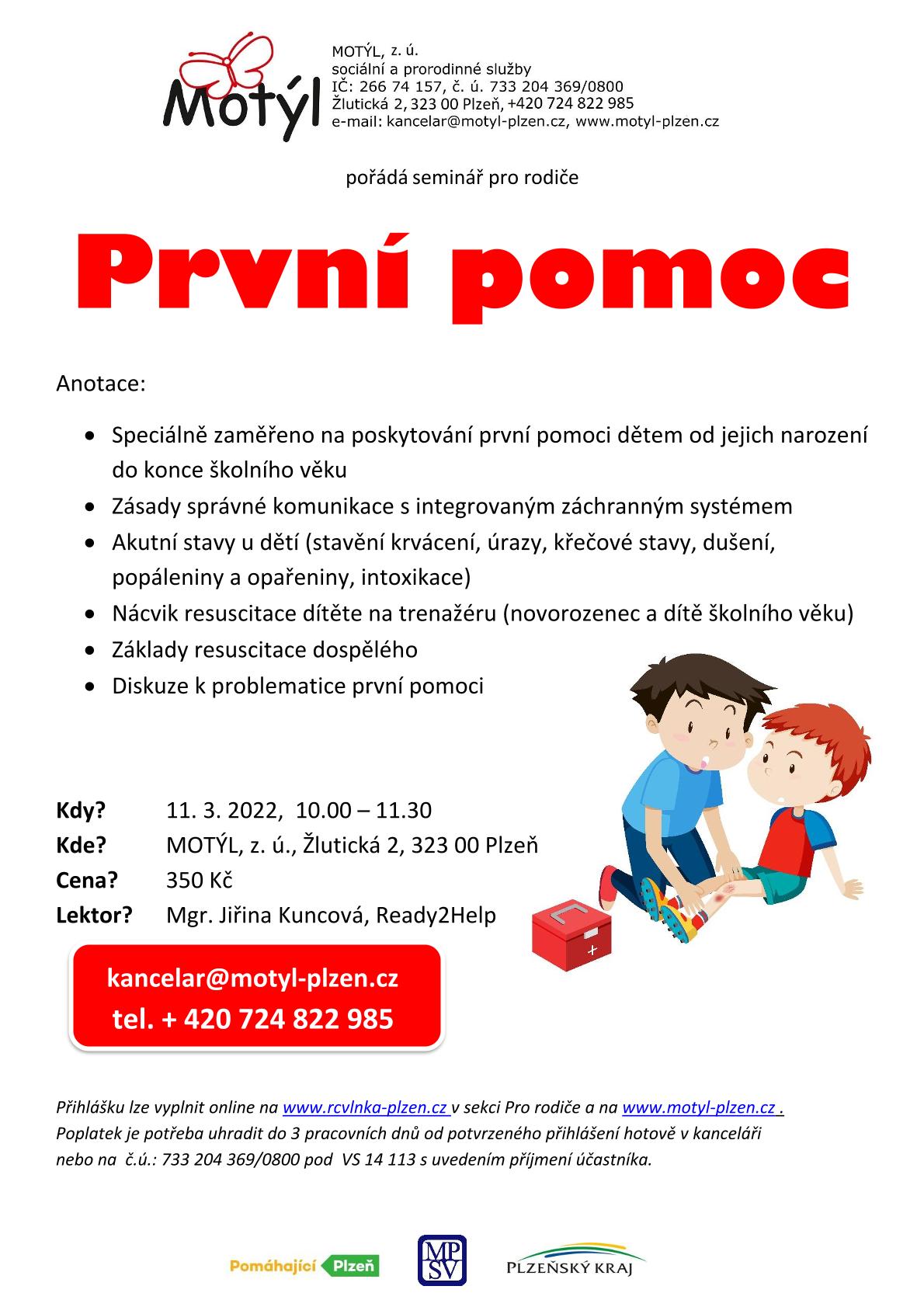 seminář o První pomoci